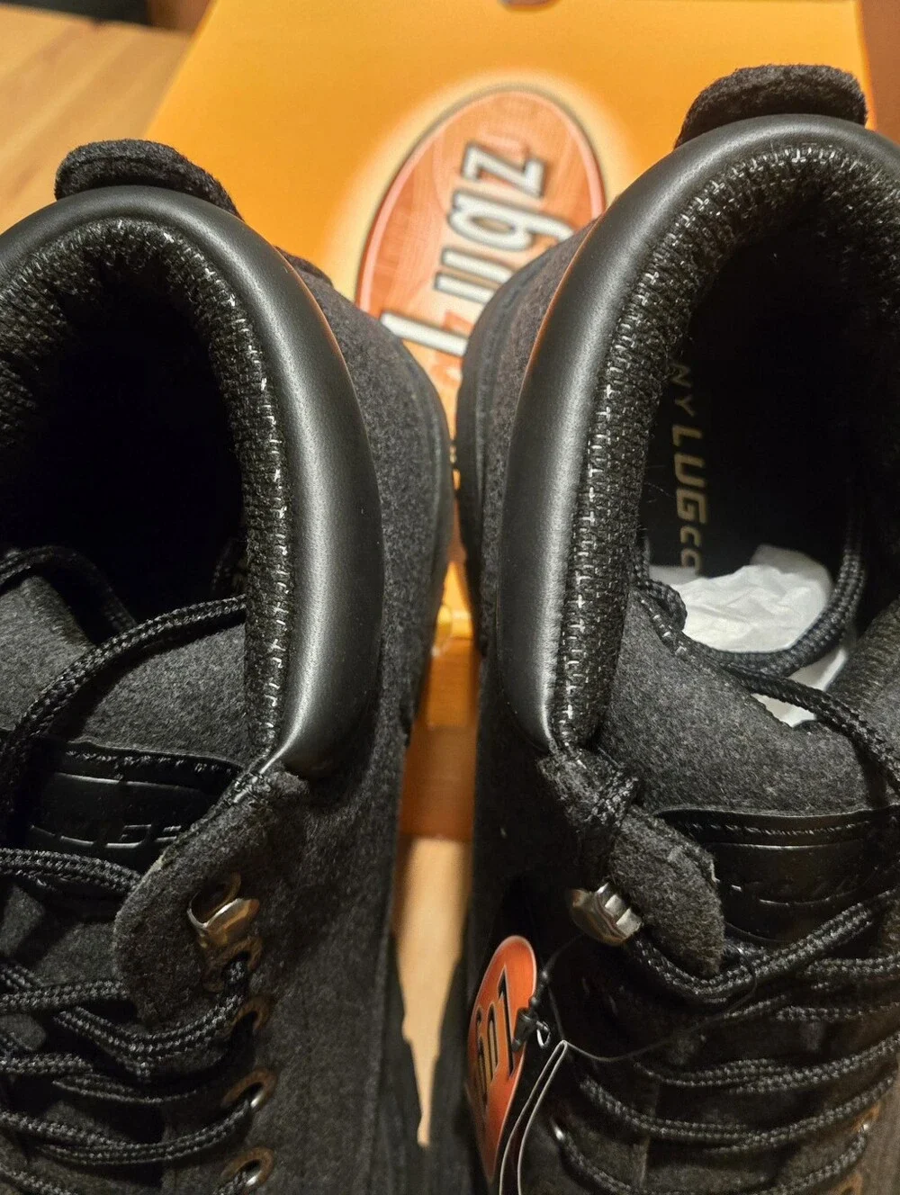 Lugz Men's Charcoal Gray Lace-Up Boots